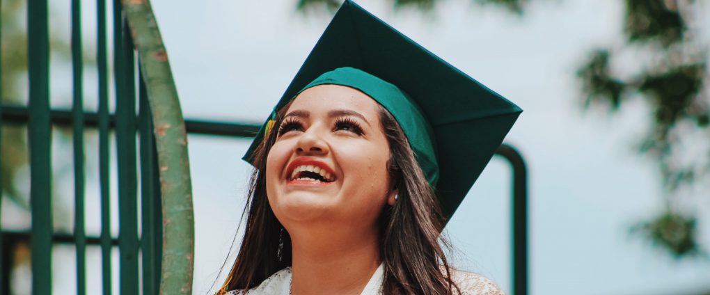 Photo of a happy graduate