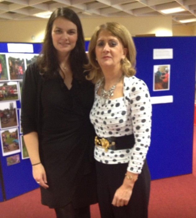 Lovely picture of Naoise and Colette at a Dublin 15 Disability Peer Support group event